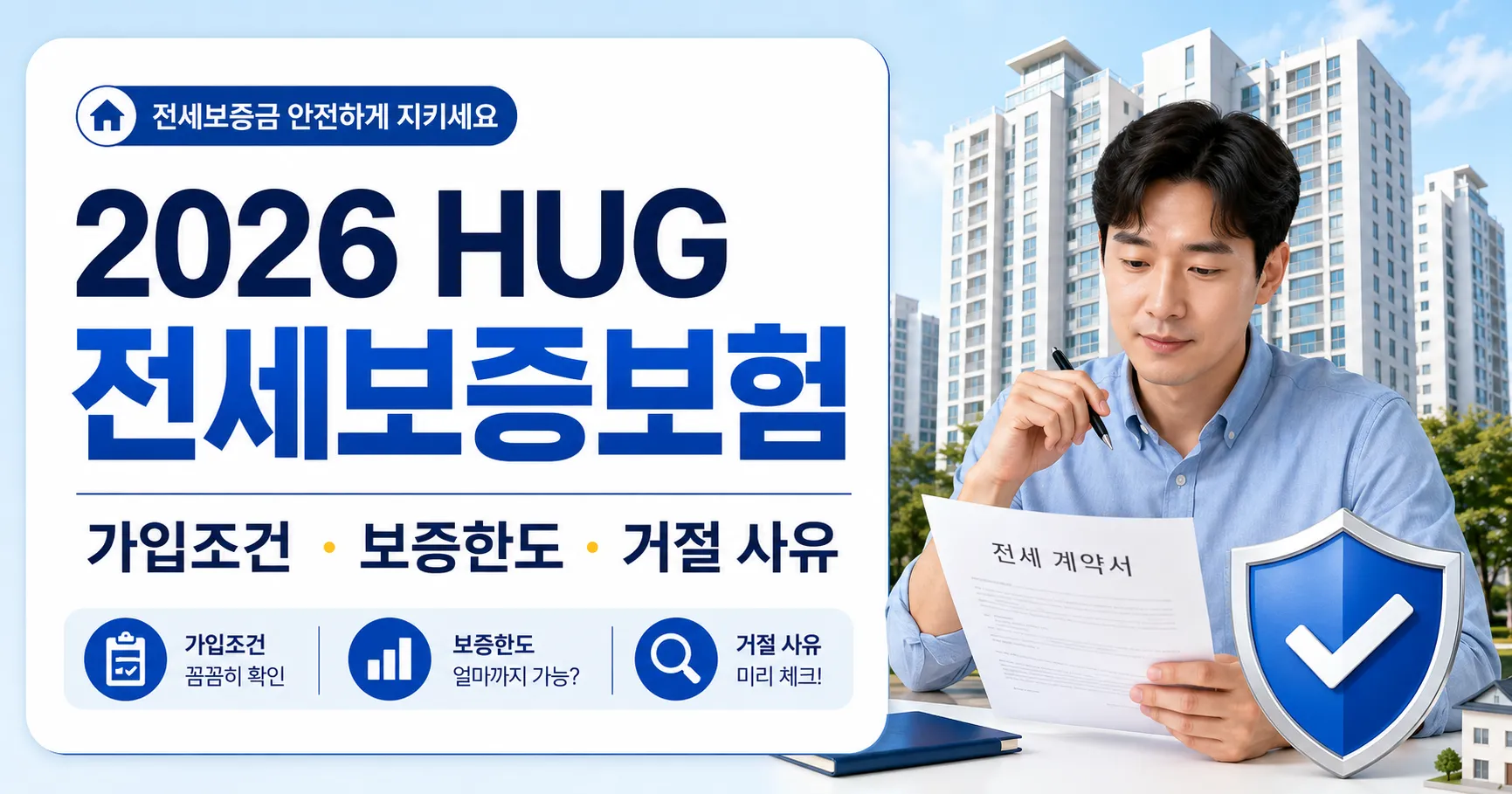 2026 HUG 전세보증보험 가입조건과 보증한도 안내 썸네일